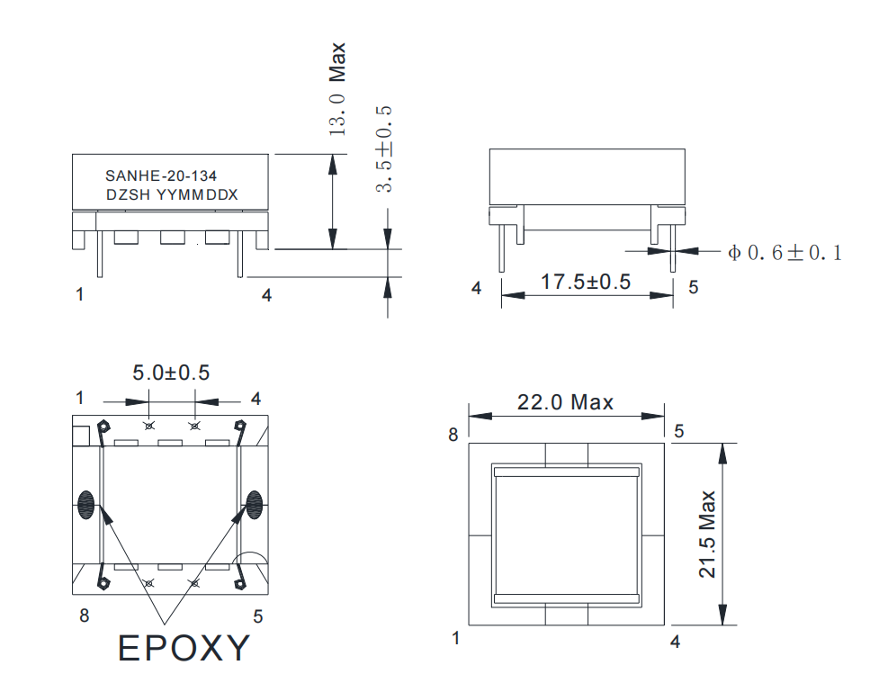 EFD20 SMPS Flyback Transformers (1)